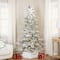 9ft. Pre-Lit Real Touch™ Elite Flocked Calgary Pine IPT Artificial Christmas Tree, Dual Color LED Lights